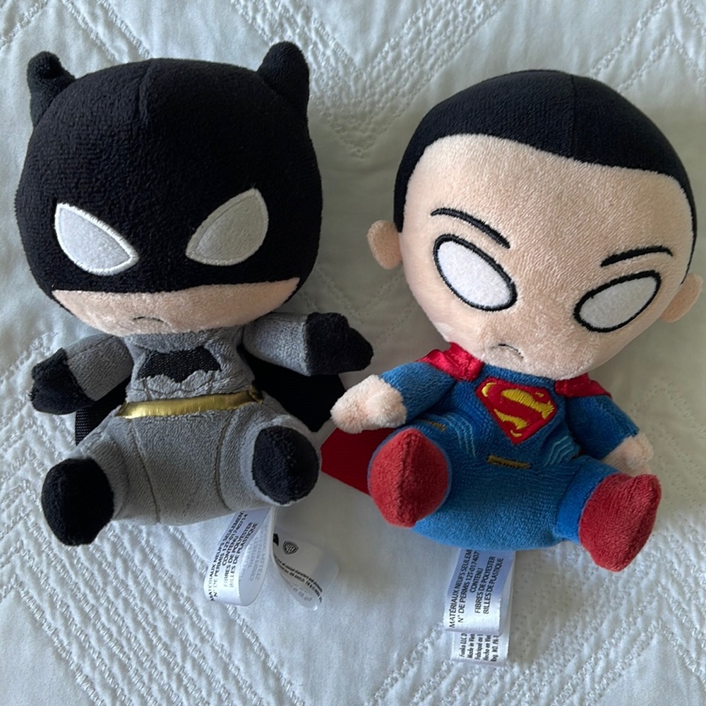 DC Comics Mini Plush Super Man & Batman